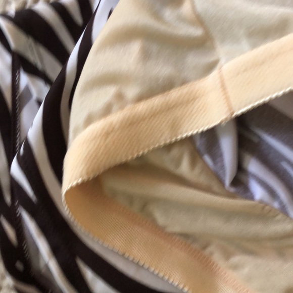 NWOT plus size built in bra top zebra print tankini top - Picture 10 of 12